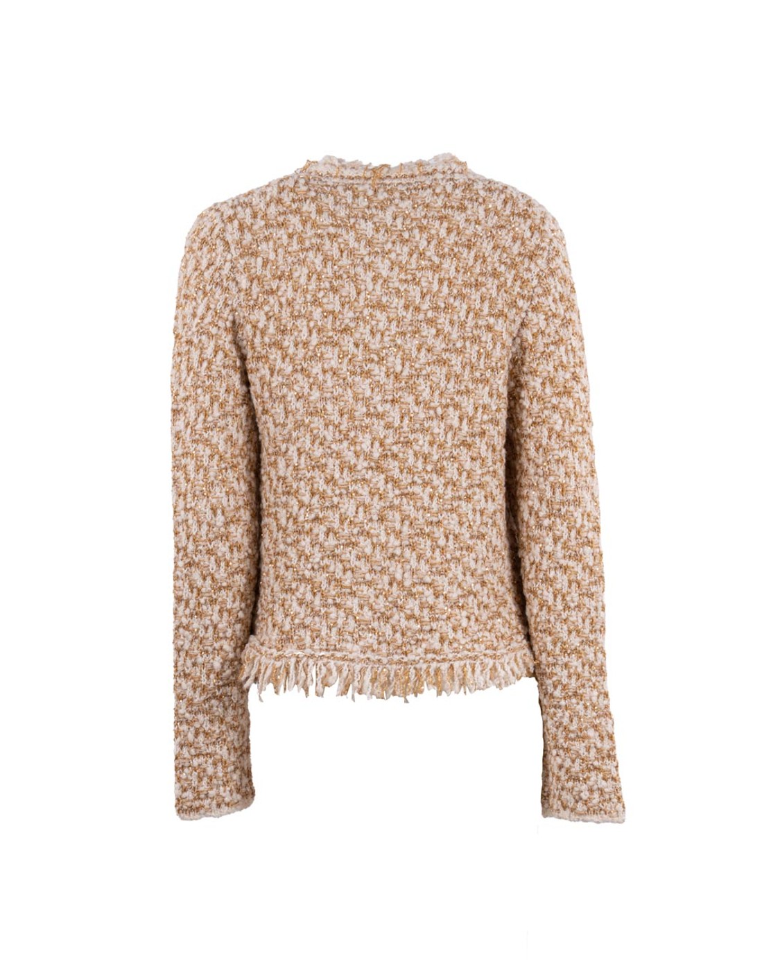 shop FABIANA FILIPPI  Giacca: Fabiana Filippi giacchina effetto tweed.
Effetto tweed a trama aperta.
Giacchina corta senza collo. 
Composizione: 28% Poliammide 25% Lana 22% Acrilico 25% Poliestere.
Made in Italy.. GCD225F122 L629-VR1 number 2548615